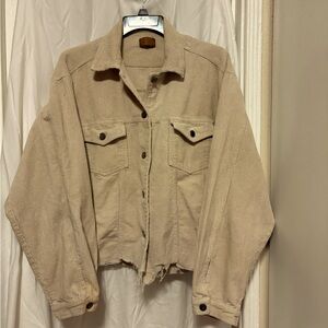 Women's POL Tan Corduroy Jacket
